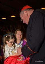 2013 Lourdes Pilgrimage - SUNDAY Cardinal Dolan Presents Malades Medals Pius X (71/71)